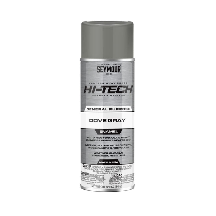 Seymour 16-112 Hi-Tech Enamels Spray Paint, Dove Gray