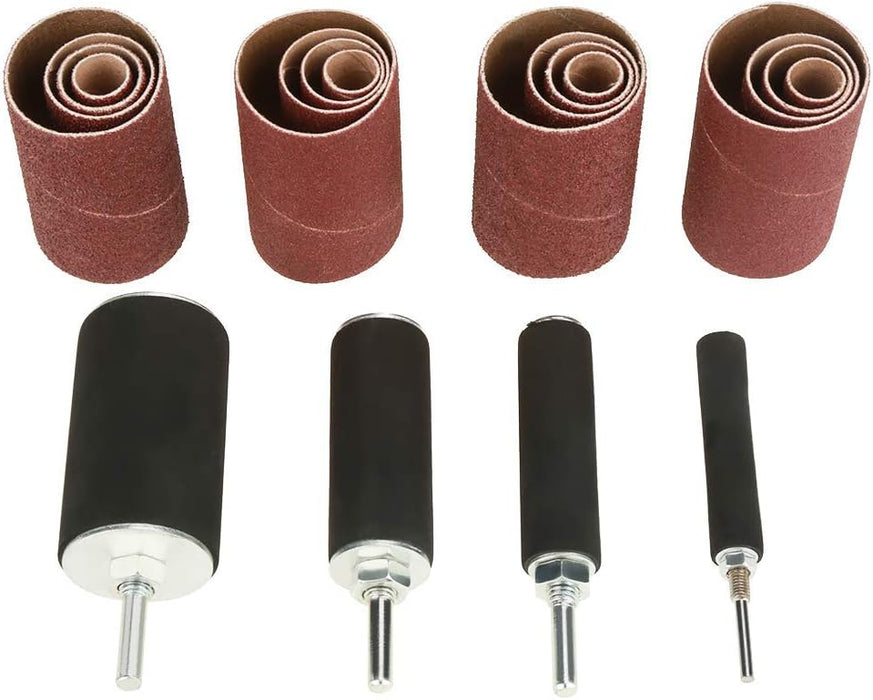 Big Horn 19521 Rubber Sanding Drum Set, 20 Piece