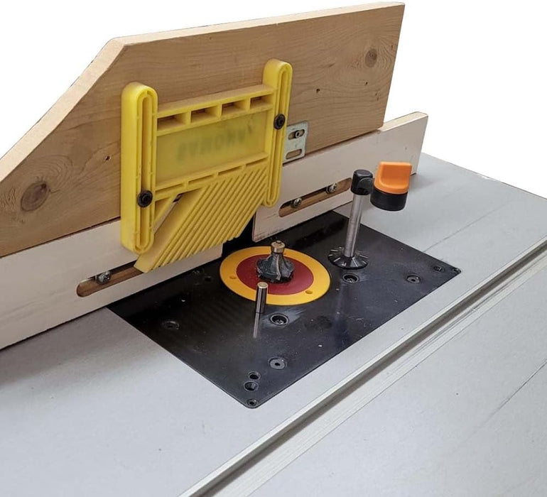 Big Horn 18101 9-Inch x 12-Inch Router Table Insert Plate with Guide Pin & Snap Rings