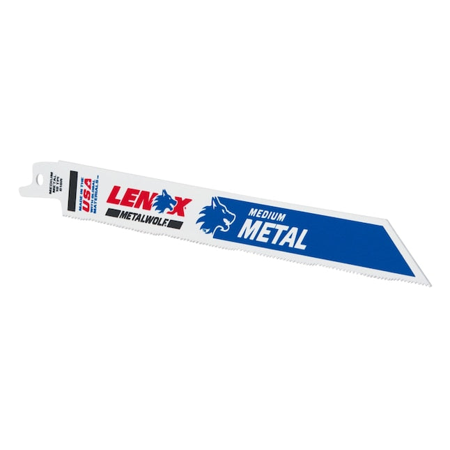 Lenox 20566618R Metal Cutting Reciprocating Saw Blades, 6 in, 18 TPI (Pack of 5)