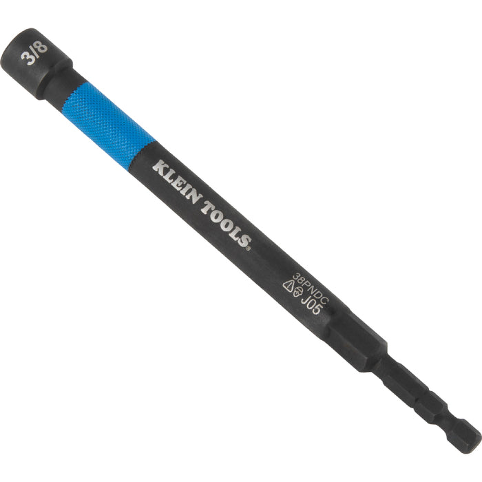 Klein Tools (65411PK3) Magnetic Color-Coded Power Nut Setter Set, 1/4-Inch Impact Hex Drive, 5-Inch Shaft, Extended Reach, 3-Piece