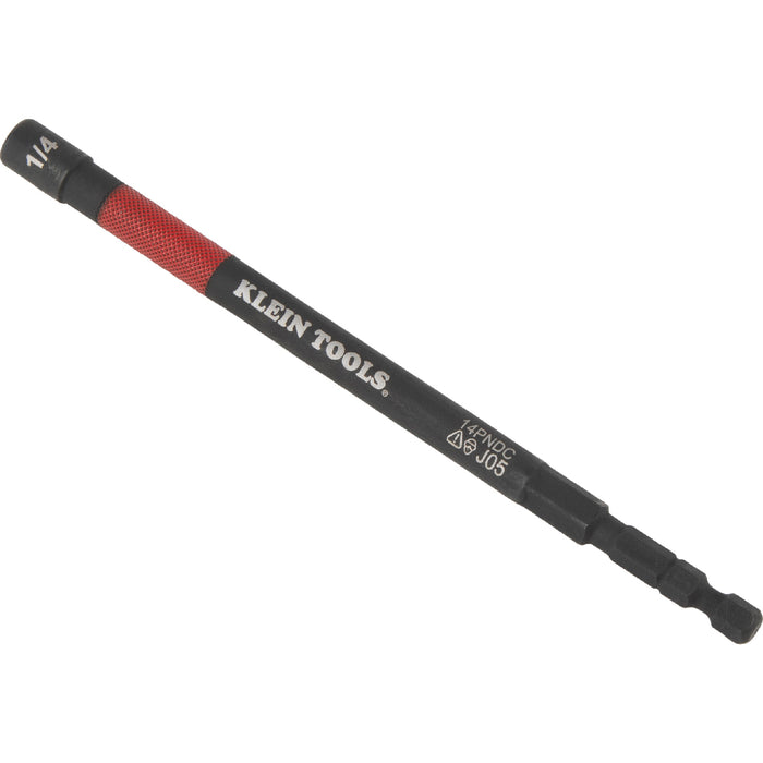 Klein Tools (65411PK3) Magnetic Color-Coded Power Nut Setter Set, 1/4-Inch Impact Hex Drive, 5-Inch Shaft, Extended Reach, 3-Piece