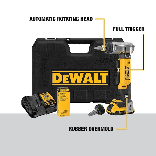DeWALT 20V (DCE400D1) MAX XR 1 In. PEX Expander Tool Kit