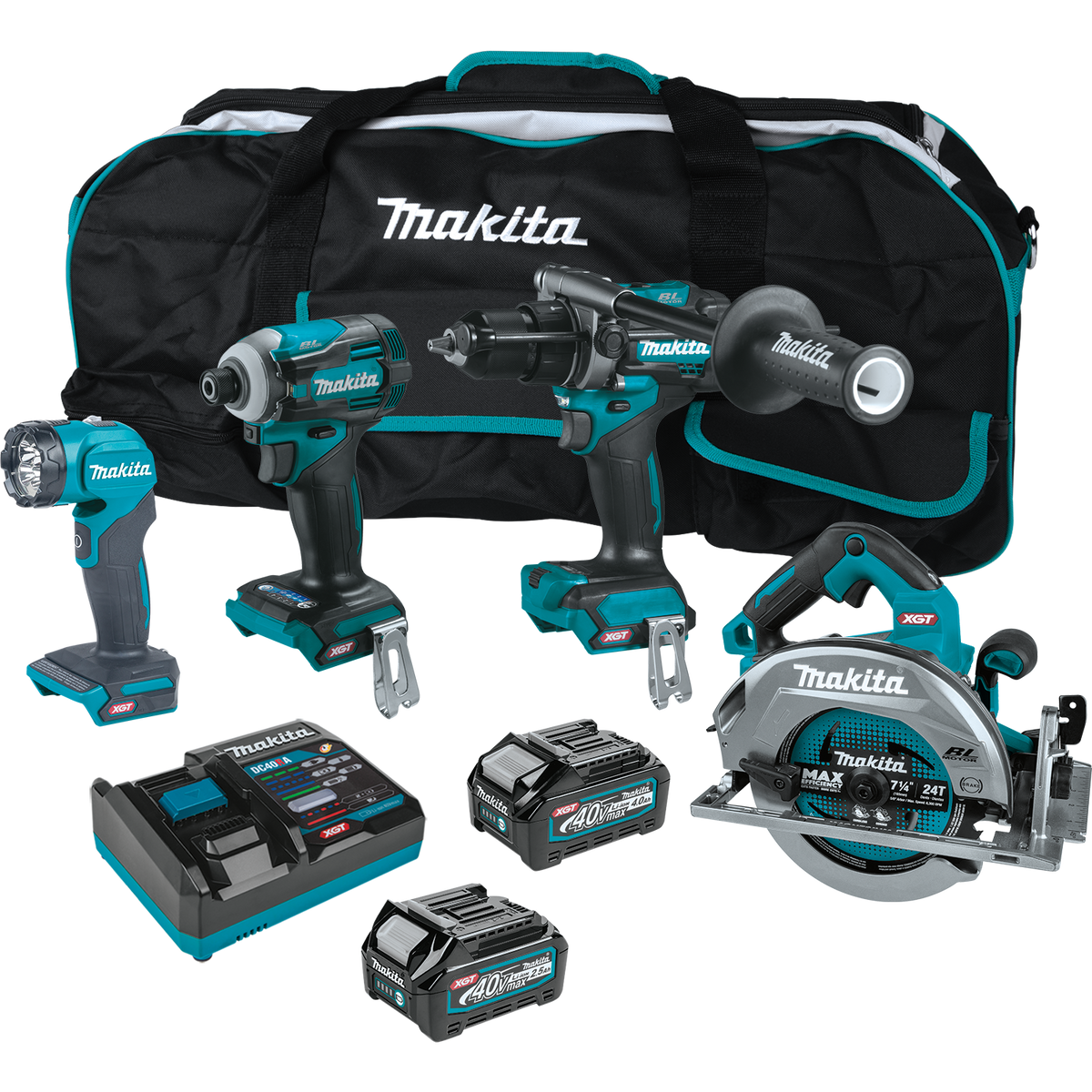 Makita GT400M1D1 40V Max XGT️ Brushless Cordless 4 Pc. Combo Kit
