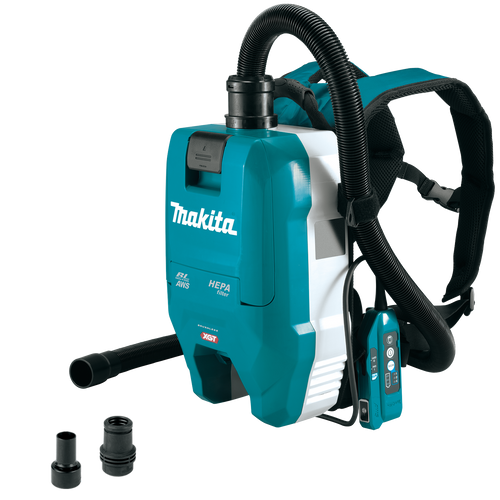 Makita GCV06Z 40V max XGT Brushless Cordless 1/2 Gallon HEPA Filter Backpack Dry Dust Extractor, AWS Capable, Tool Only