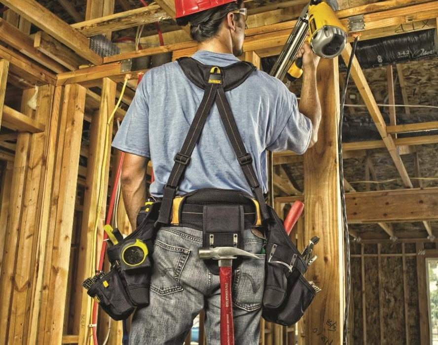 DEWALT DG5641 Framer's Combo Apron with Suspenders, 20 Pocket