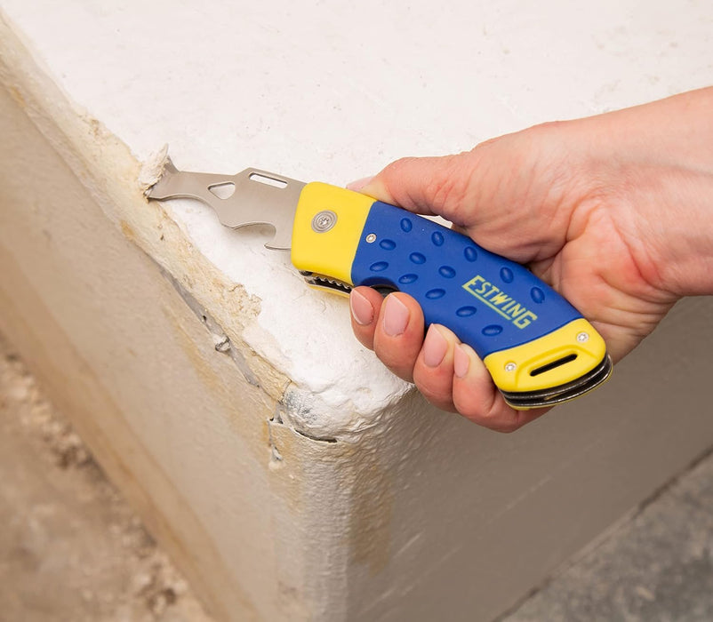 Estwing 42465 2-In-1 Folding Painter's Tool with Retractable Utility Knife