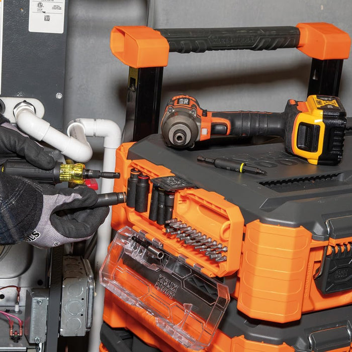 Klein Tools 32502HD KNECT Impact-Rated Screwdriver and Socket Set with Case, 41-Piece