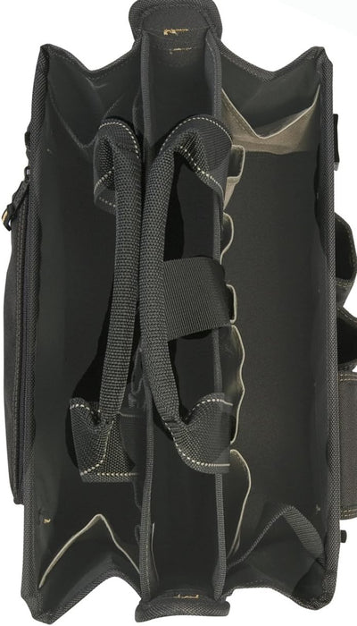 CLC Custom LeatherCraft 1529 16 In. Center Tray Tool Bag, 16 Pocket