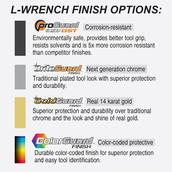 Bondhus 20199 Balldriver L-Wrench DoublePK, 10999 1.5-10mm & 10937 0.050-3/8", Multicolor, One Size Pack of 1 L-Wrench