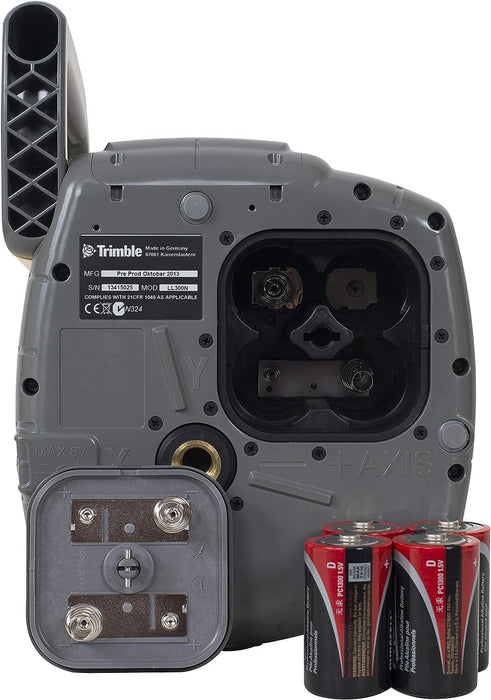 Spectra Precision LL300N Laser Level, Self Leveling Kit with HL450 Receiver, Clamp, Alkaline Batteries