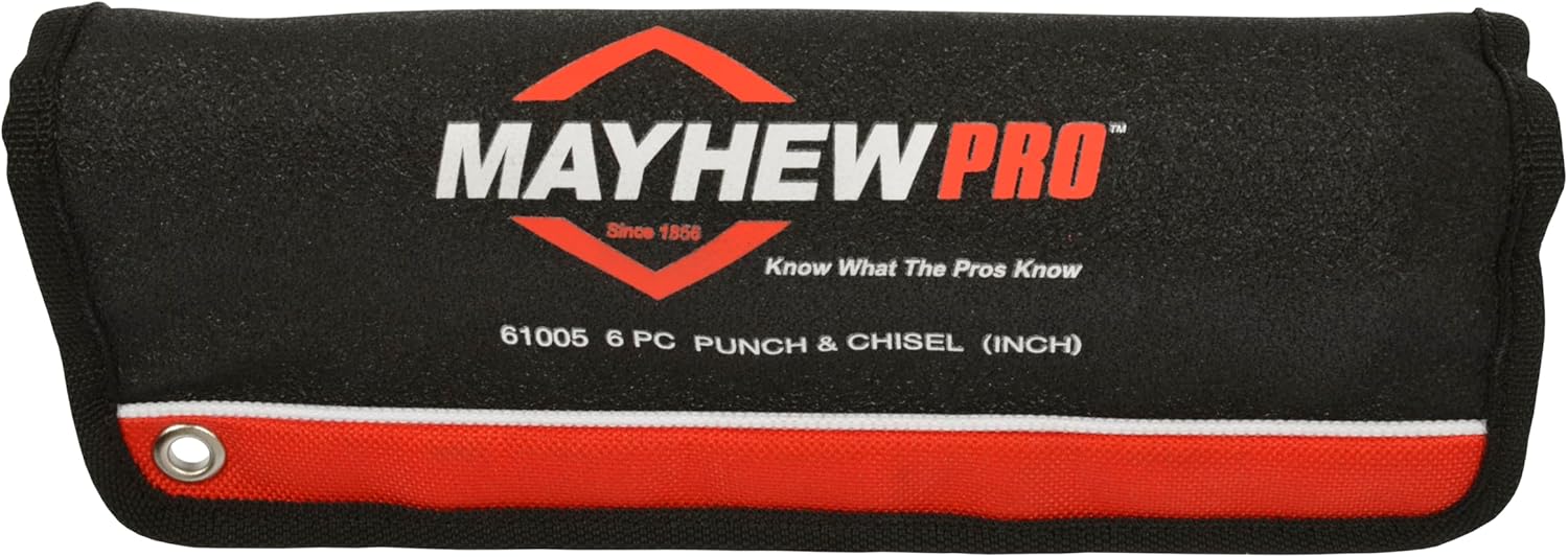 Mayhew Pro 61005 Punch and Chisel Kit, 6-Piece