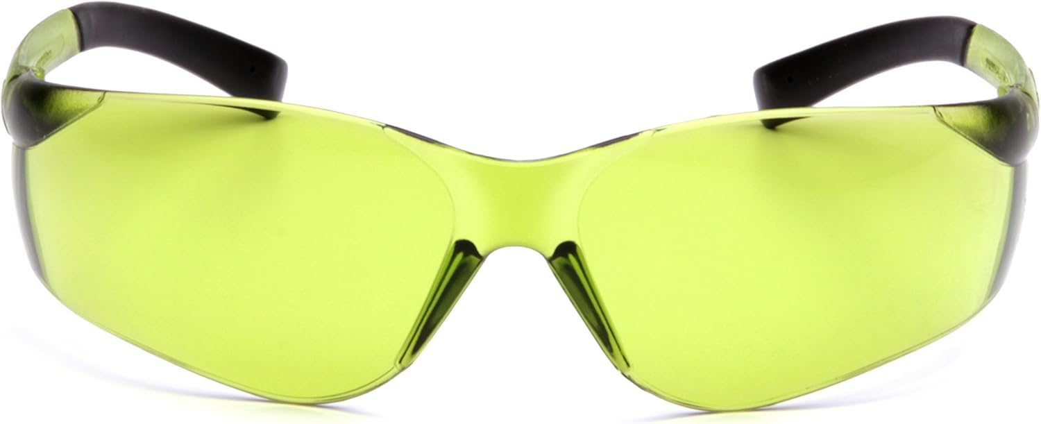 Pyramex S2514S Ztek Safety Glasses, Pale Green Frame/IR 1.5 Pale Green Lens