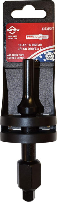 Mayhew Tools 37315HT Pneumatic Bolt Breaker, 3/8-Inch, Hang Tagged , Black