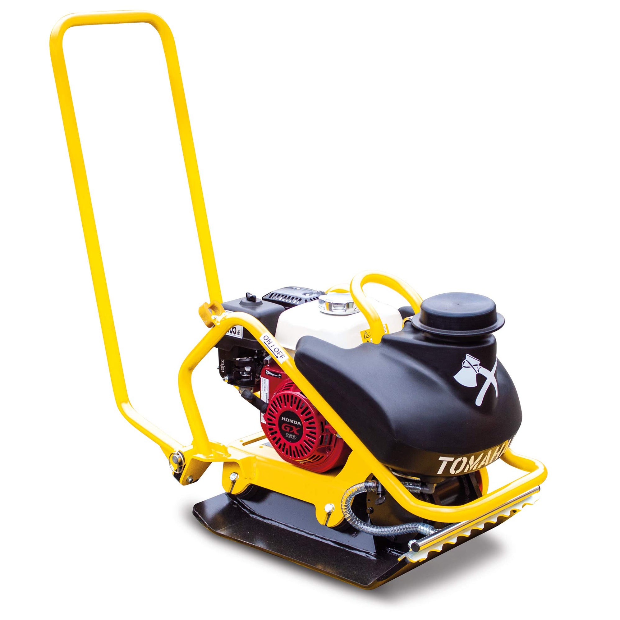 Tomahawk TPC90H 5.5 HP Honda Vibratory Plate Compactor for Asphalt Agg ...