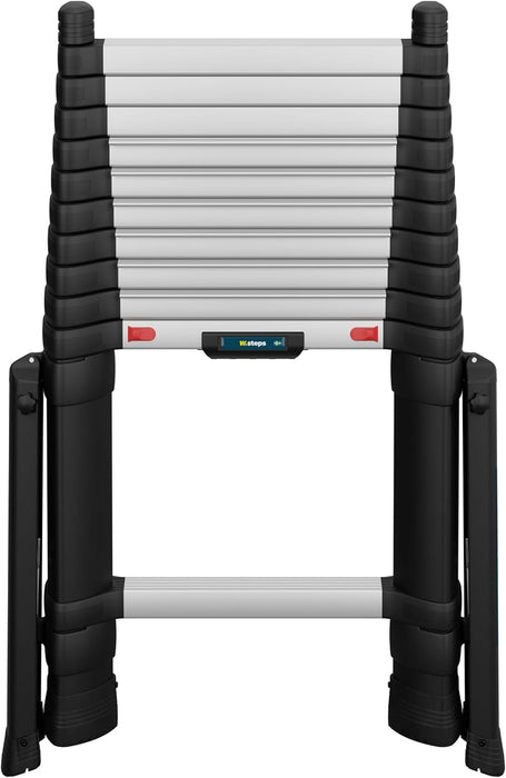W.steps Prime 11.5 FT | Telescopic Extension Ladder, ANSI Type 1A Certified, incl. stabilizers