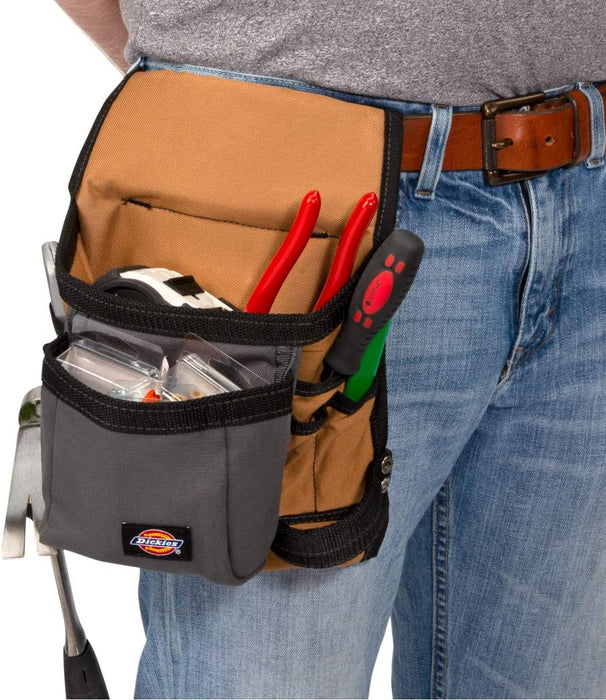 Dickies 57021 Work Gear 57021 Grey/Tan 8-Pocket Pouch