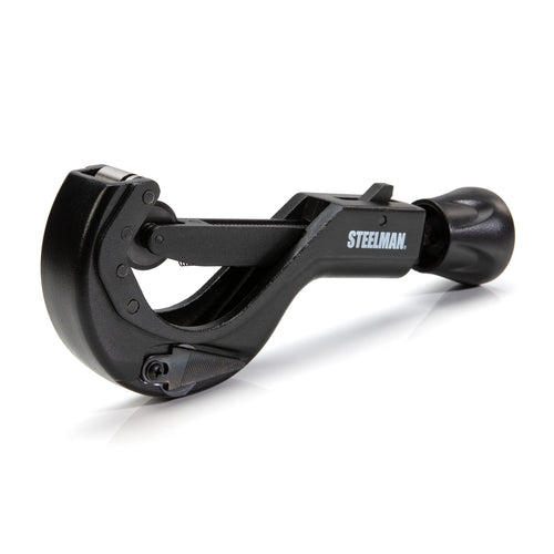 Steelman 42568 Metal Pipe and Tube Feed Cutter, Cuts 2-1/2-inch Tube Including Copper, Brass, Aluminum, ABS, and PVC, Die Cast Steel Body, Hardened Steel Blades