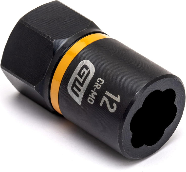 GEARWRENCH 7 Pc. 1/4 & 3/8" Drive Metric Bolt Biter Impact Extraction Socket Set - 87911