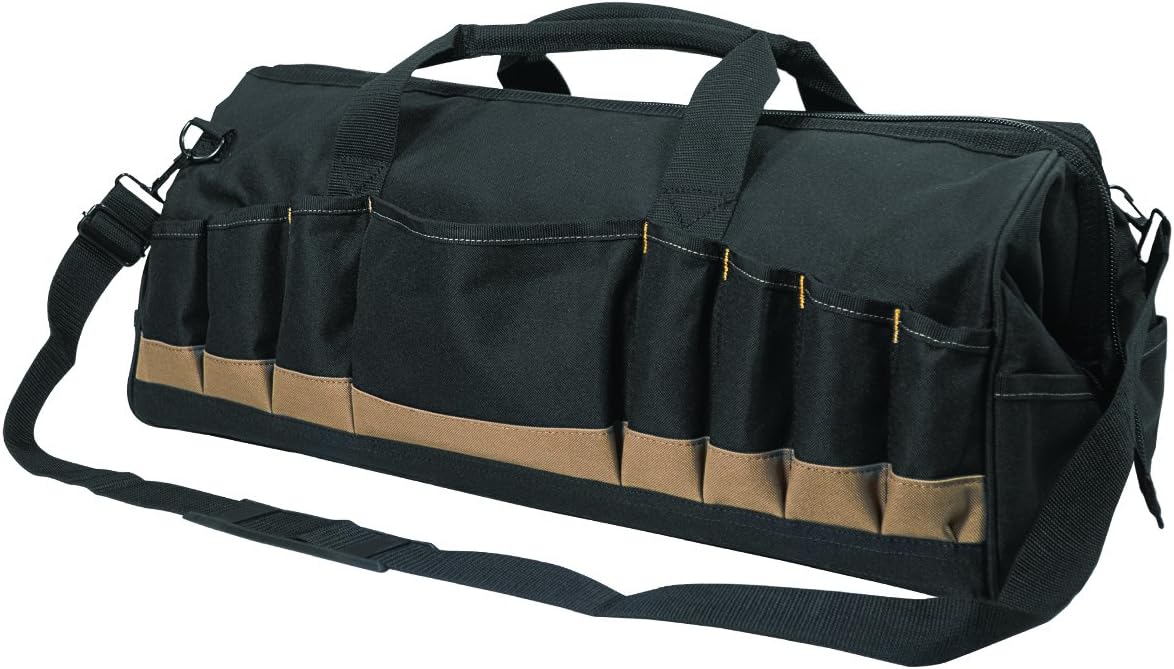 CLC Custom Leathercraft 1164 24 In. Megamouth Tote Bag, 32 Pocket