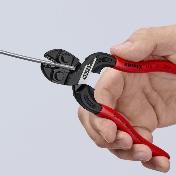 KNIPEX 6-1/4" CoBolt S Compact Bolt Cutters-Notched Blade