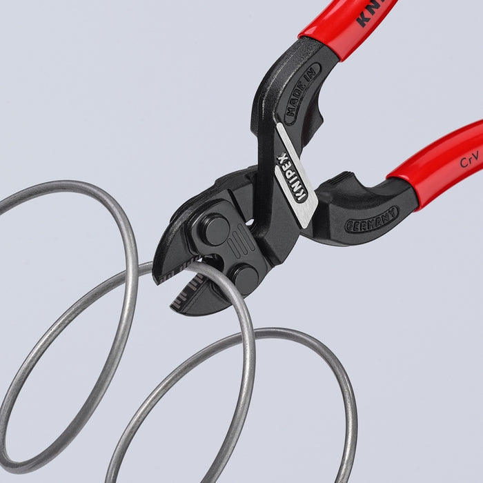 KNIPEX 6-1/4" CoBolt S Compact Bolt Cutters-Notched Blade