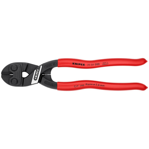KNIPEX 8" CoBolt High Leverage Compact Bolt Cutters-Notched Blade
