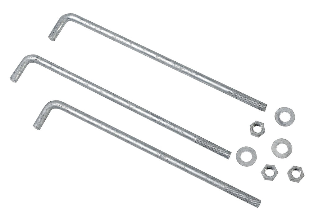 Mutual Industries 7701-0-10 Anchor Bolts, 1/2" x 10" (Pack of 50)