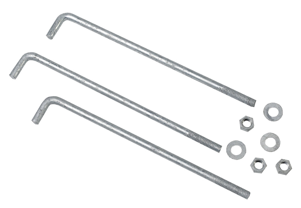 Mutual Industries 7701-0-10 Anchor Bolts, 1/2" x 10" (Pack of 50)