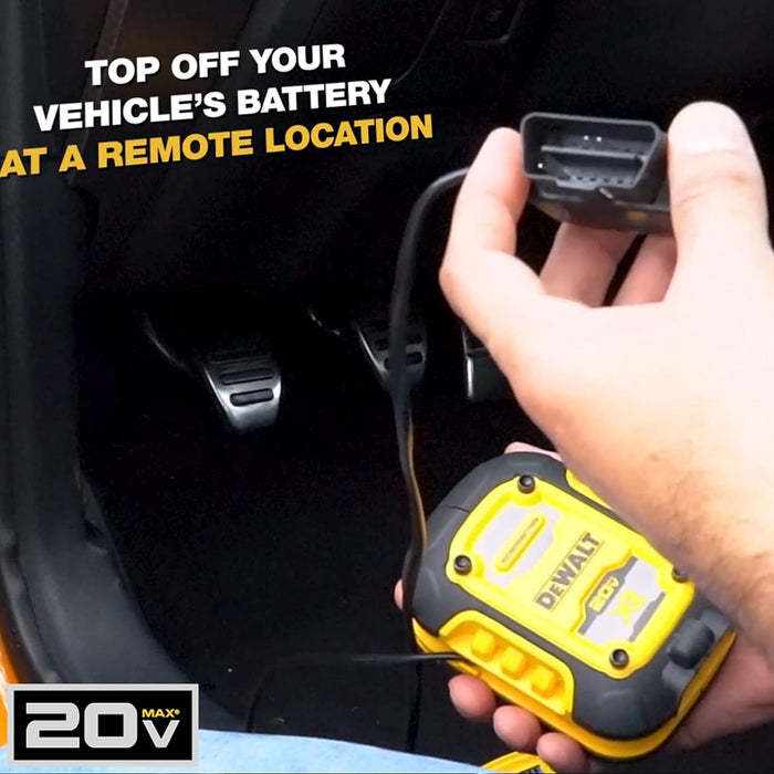 DEWALT DXAEOBD Professional 1 Amp Battery Maintainer for Use with 20V Lithium Battery Pack