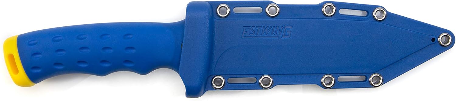 Estwing 42440 5.5-Inch Fixed Blade Tanto Point Hunting/Outdoor/Tactical Knife with Multi-Mount Sheath, Stainless Steel