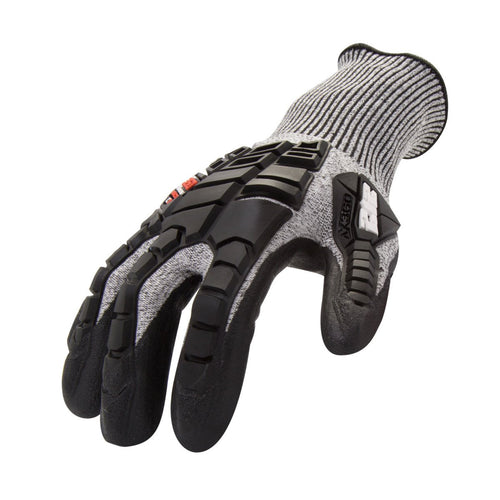 AX360 Impact Cut Resistant Gloves in Black and Gray (EN Level 5, ANSI A3) XL