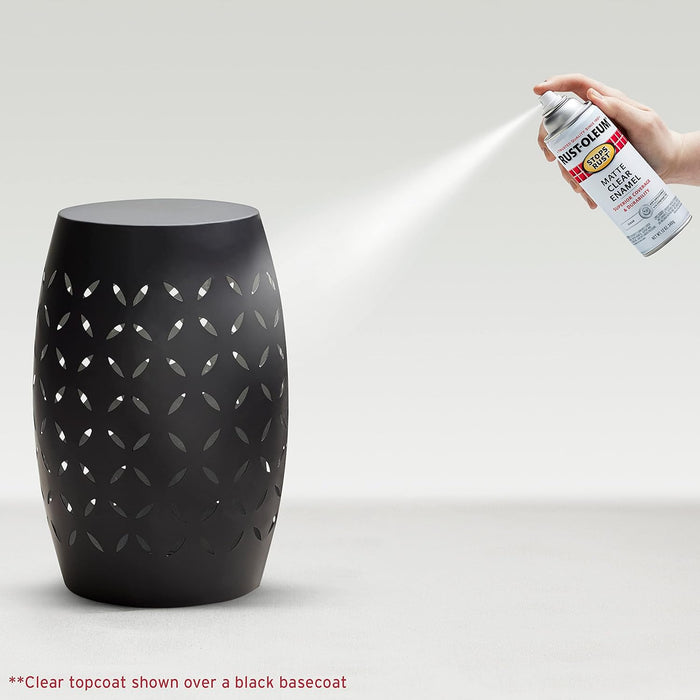 Rust-Oleum 285093 Stops Rust Spray Paint, Matte Clear, 12 Oz (Pack of 6)