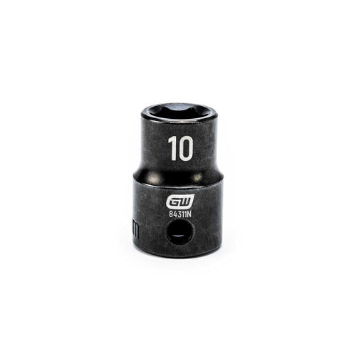GEARWRENCH 84311N 3/8" Drive Standard Impact Metric Socket 10mm, 6 Point