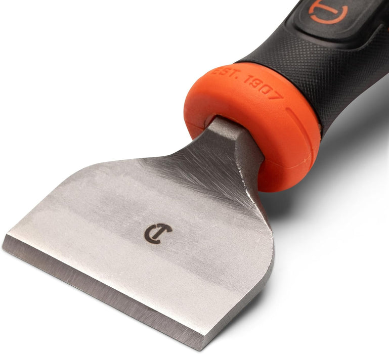 Crescent CBCH30H 3" x 8-1/2" Brick Chisel with Handguard