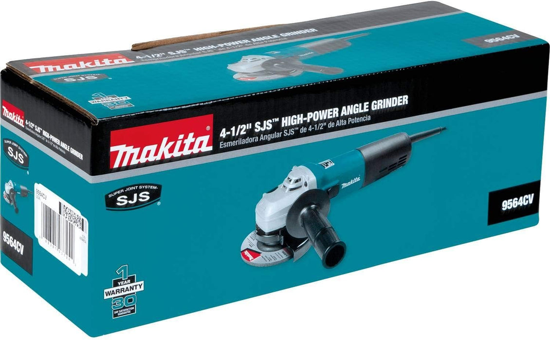 Makita 9564CV 4-1/2" SJS High-Power Angle Grinder (Bare Tool)
