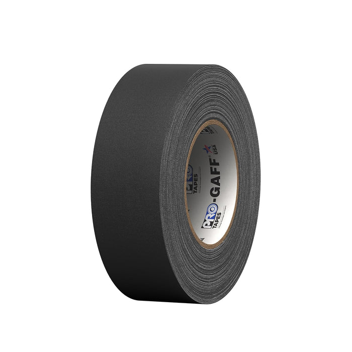 ProTapes 106061 Pro Gaffer Gaffers Tape, 2 in x 55 yd, Black (Pack of 1)