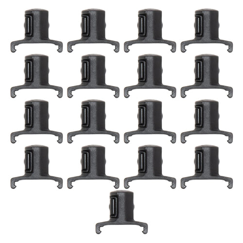 Ernst Manufacturing ERN8442 1/2 Inch Drive Dura-Pro Twist Lock Socket Clips – 15-Pack | Fits on Ernst Rail Socket Organizers | Holds Sockets Securely with Twist-Lock Mechanism | 96 Size Labels Include