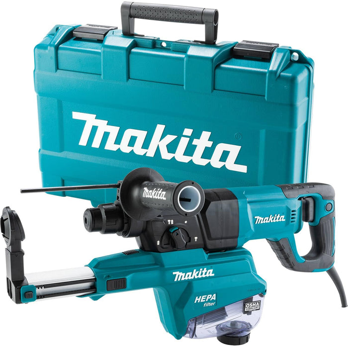 Makita HR2663 1" SDS-PLUS AVT Rotary Hammer, with HEPA Dust Extractor (D-Handle)