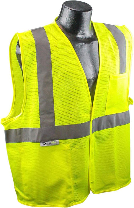 Radians SV2GML Class 2 Mesh Safety Vest, Green, Large
