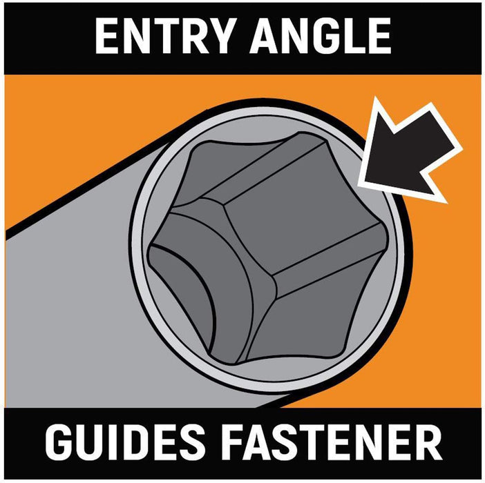 GEARWRENCH 84304N 3/8" Drive Standard Impact SAE Socket 9/16", 6 Point (Pack of 1)