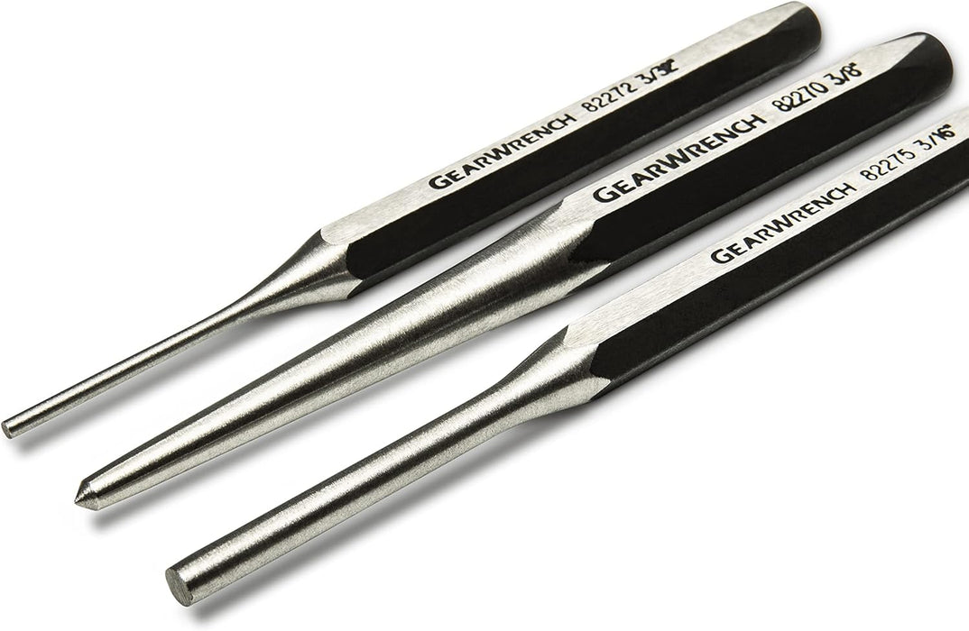 GEARWRENCH 12 Piece Punch and Chisel Chrome Set | 82305