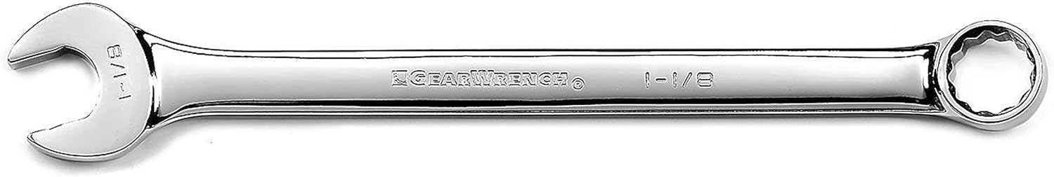 GEARWRENCH 12 Pt. Long Pattern Combination Wrench, 1-1/8" - 81734