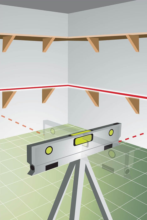 Johnson 40-6184 Magnetic Torpedo Laser Level, Silver & Black