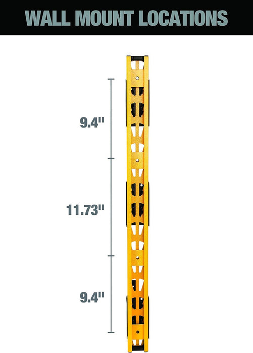 DEWALT DXSTACLR 3-Piece Wall Mount Cantilever Rack