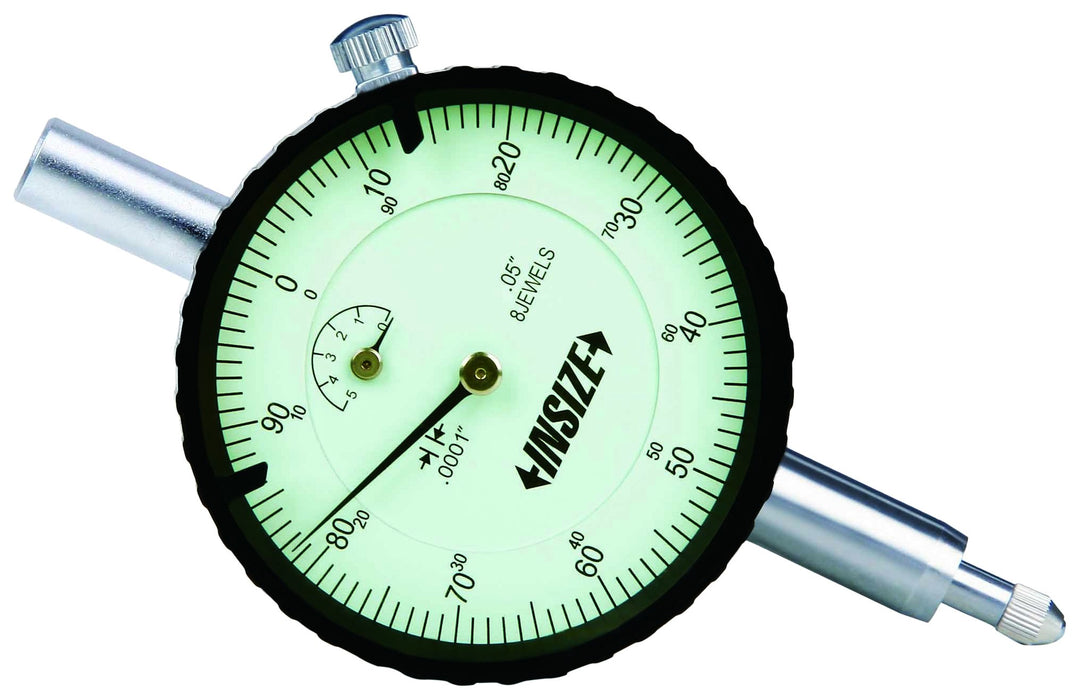 INSIZE 2315-05 Precision Dial Indicator, Graduation 0.0001", 0.05"