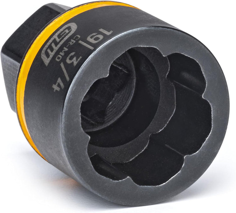 GEARWRENCH 7 Pc. 1/4 & 3/8" Drive Metric Bolt Biter Impact Extraction Socket Set - 87911