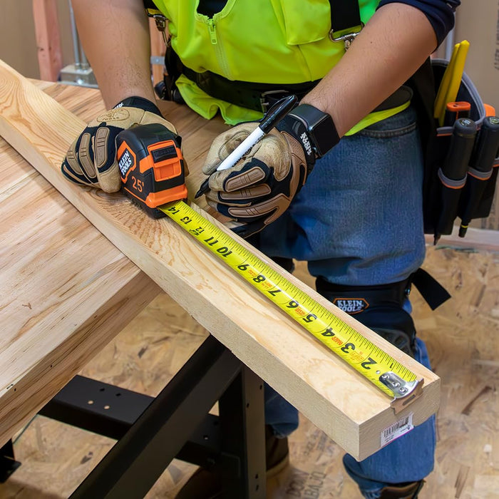 Klein Tools 9125 Tape Measure, 25-Foot Single-Hook