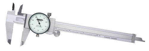 INSIZE 1311-12CAL Dial Caliper with ISO17025 Calibration Certificate, 0-12"