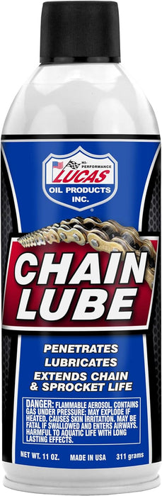 Lucas Oil 10393 Chain Lube Aerosol - 11 Ounce